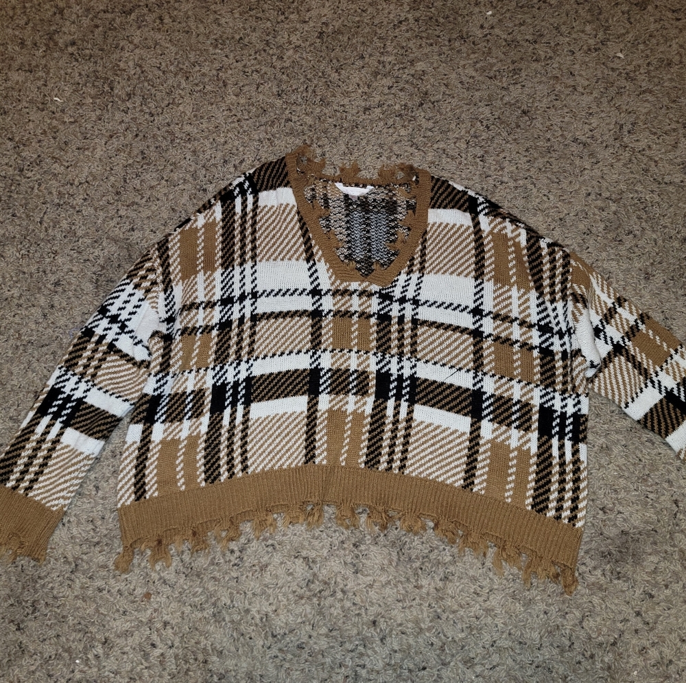 Crop top sweater